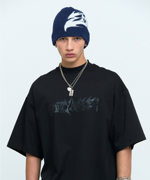 MEA（メア）の「PRINTED KNIT BEENIE [NAVY]（ニットキャップ/ビーニー）」