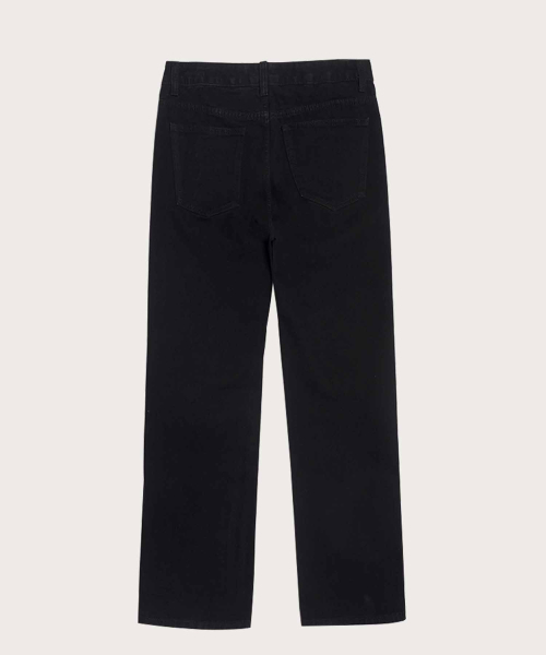 ACSHI(アクシ)の「デイリーセミロングワイドデニムパンツ(ブラック)(デニムパンツ・メンズ・その他・M/L/XL/XXL)」の6枚目の写真