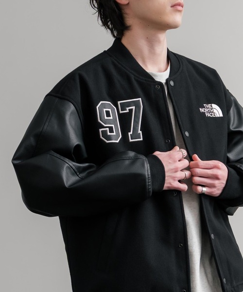 日本未展開モデル WHITE LABEL THE NORTH FACE VARSITY HEAT JACKET