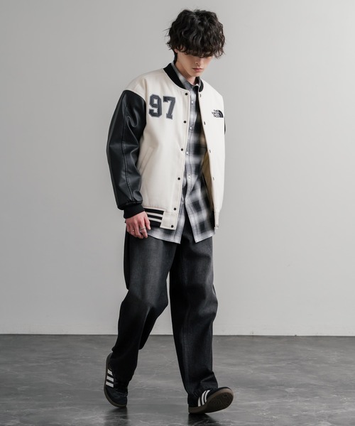 日本未展開モデル WHITE LABEL THE NORTH FACE VARSITY HEAT JACKET