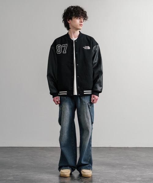 日本未展開モデル WHITE LABEL THE NORTH FACE VARSITY HEAT JACKET