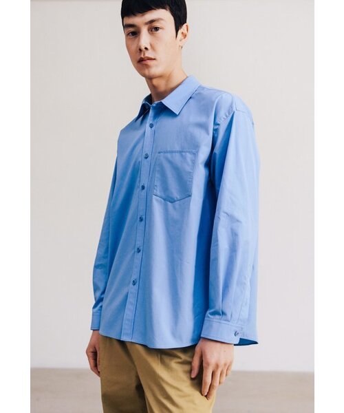 YALE(イェール)の「120Sハイカウントビジネスポケットシャツブルー(シャツ/ブラウス・レディース・その他・L/M/S/XL)」の12枚目の写真