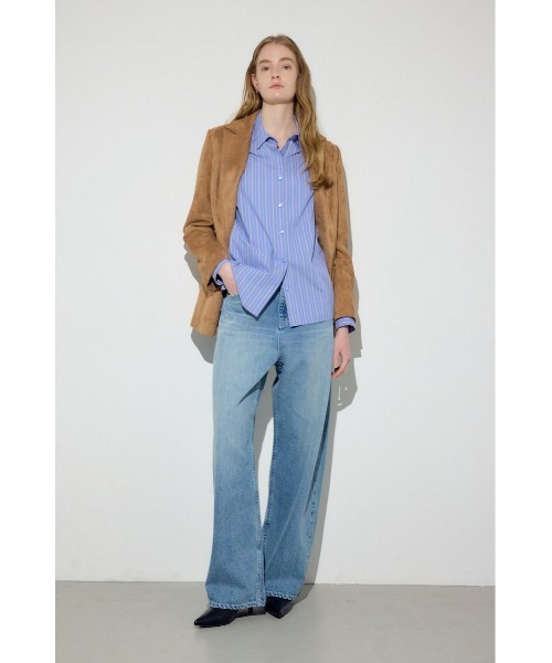 AZUL by moussy(アズールバイマウジー)の「ソフトインソールポインテッドパンプス 靴(パンプス・レディース・グレイッシュベージュ/ブラック/ネイビー・LARGE/MEDIUM/SMALL)」の6枚目の写真