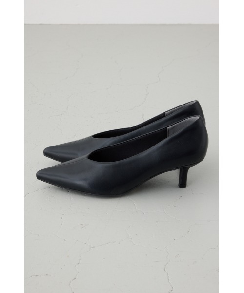 AZUL by moussy(アズールバイマウジー)の「ソフトインソールポインテッドパンプス 靴(パンプス・レディース・グレイッシュベージュ/ブラック/ネイビー・LARGE/MEDIUM/SMALL)」の7枚目の写真