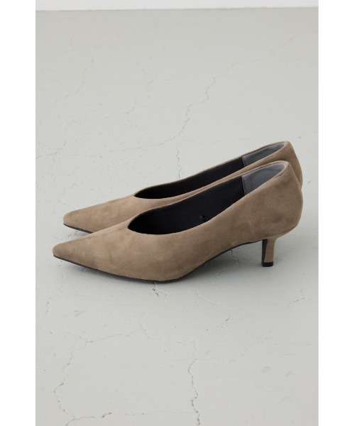 AZUL by moussy(アズールバイマウジー)の「ソフトインソールポインテッドパンプス 靴(パンプス・レディース・グレイッシュベージュ/ブラック/ネイビー・LARGE/MEDIUM/SMALL)」の19枚目の写真