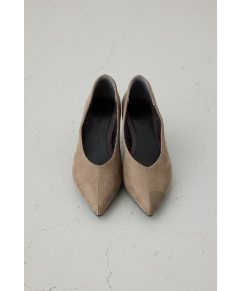 AZUL by moussy(アズールバイマウジー)の「ソフトインソールポインテッドパンプス 靴(パンプス・レディース・グレイッシュベージュ/ブラック/ネイビー・LARGE/MEDIUM/SMALL)」の20枚目の写真