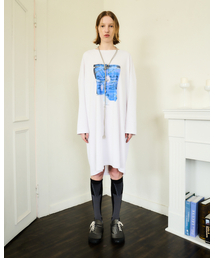 SEEN（シーン）の「OVERSIZED T-SHIRTS (ONE-PIECE) (DANCEDANCE)（ワンピース）」