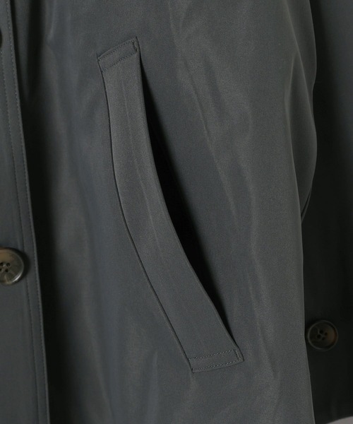 LEPSIM（レプシィム）の「ハーフトレンチコート　634142（トレンチコート・レディース・ライトベージュ/チャコールグレー・FREE）」の6枚目の写真