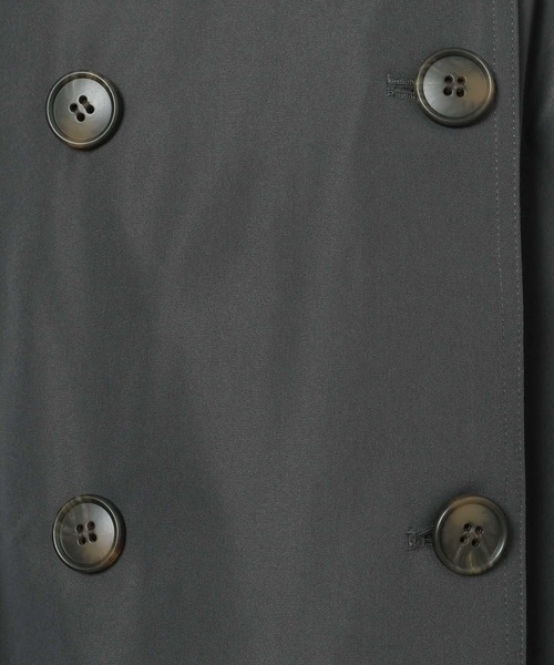 LEPSIM（レプシィム）の「ハーフトレンチコート　634142（トレンチコート・レディース・ライトベージュ/チャコールグレー・FREE）」の3枚目の写真