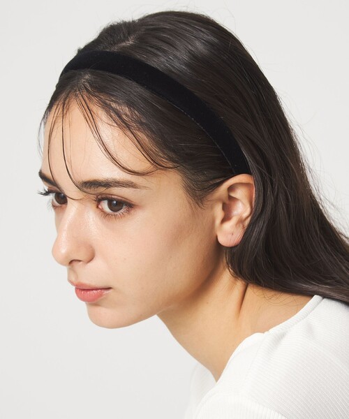 green label relaxing（グリーンレーベルリラクシング）の「カチューシャ（カチューシャ・レディース・ブラック・FREE）」の2枚目の写真