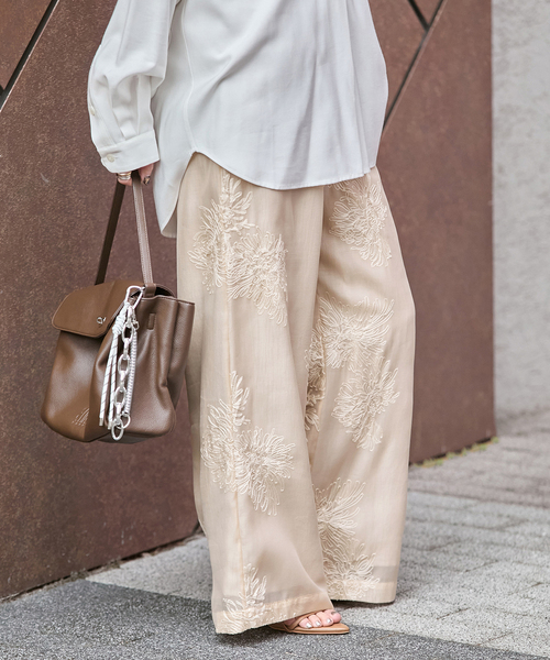 追加》シアーレースレイヤードパンツ（その他パンツ）｜JOURNAL