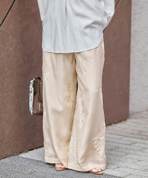 JOURNAL STANDARD(ジャーナルスタンダード)の「《追加》シアーレースレイヤードパンツ(その他パンツ・レディース・ホワイト/ブラック/ベージュ・FREE)」の19枚目の写真
