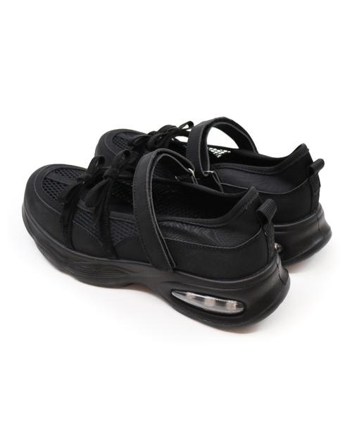 VIVIAN(ヴィヴィアン)の「エアー底レースアップスニーカー(スニーカー・レディース・ベージュ/ブラック・25/24/23)」の20枚目の写真