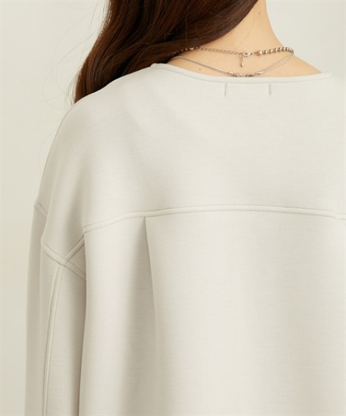 nissen（ニッセン）の「きれいめダンボールノーカラージャケット（その他アウター・レディース・ブラック/グレー・LL/L/M）」の21枚目の写真