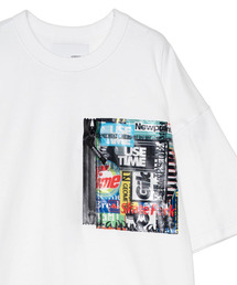 yoshiokubo ヨシオクボ / MULTI-LOGO FILM PK S/S T マルチロゴフィルムプリントTシャツ / YKS26112