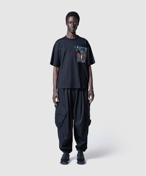 yoshiokubo（ヨシオクボ）の「yoshiokubo ヨシオクボ / MULTI-LOGO FILM PK S/S T マルチロゴフィルムプリントTシャツ / YKS26112（Tシャツ/カットソー・メンズ・ブラック/ホワイト・3/2/1）」の8枚目の写真