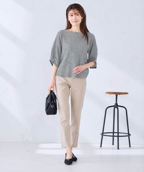 a.v.v(アーヴェヴェ)の「ハイパーストレッチスリムパンツ(その他パンツ・レディース・チャコールグレー/ブラック/ネイビー/ベージュ・34/42/38/36/40)」の9枚目の写真