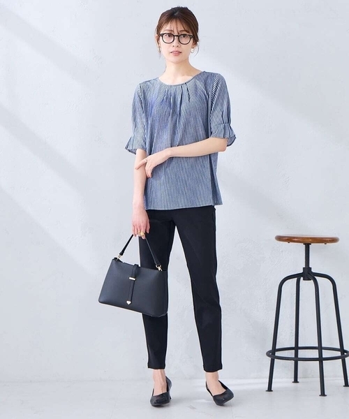 a.v.v(アーヴェヴェ)の「ハイパーストレッチスリムパンツ(その他パンツ・レディース・チャコールグレー/ブラック/ネイビー/ベージュ・34/42/38/36/40)」の11枚目の写真