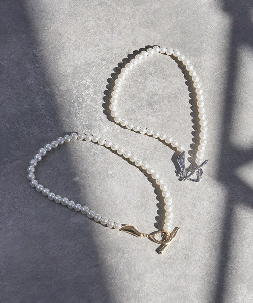 CIAOPANIC TYPY（チャオパニックティピー）の「【オケージョン対応可能】ilパールマンテルネックレス（ネックレス・レディース・シルバー/ゴールド・ONE SIZE）」の9枚目の写真