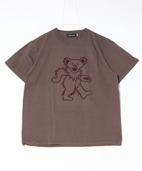 JUGLANS(ユグランス)の「【GOOD ROCK SPEED】 GRATEFULDEAD BEAR Tshirts 26GFD001W(Tシャツ/カットソー・メンズ・ブラウン・XL/L)」の1枚目の写真