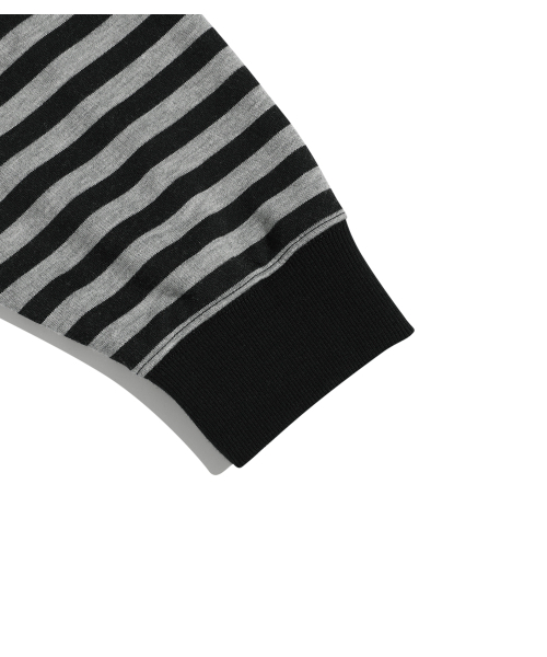 NICE GHOST CLUB（ナイスゴーストクラブ）の「STRIPE 3STAR RAGLAN SWEATSHIRTS_GREY(NG2GSUM440A)（スウェット・レディース・グレー・SMALL/MEDIUM）」の7枚目の写真