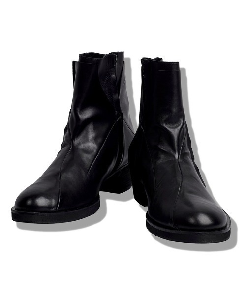 NO ID.(ノーアイディ)の「mko13388-レイヤードヒールブーツ(858208-407F)(ブーツ・メンズ・ブラック・44/42/40)」の10枚目の写真