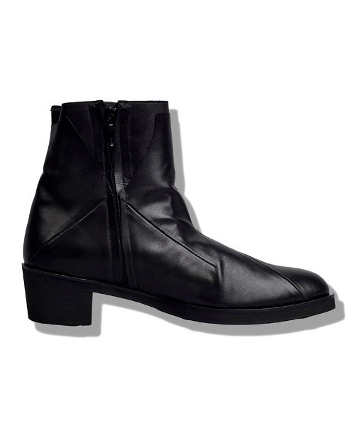 NO ID.(ノーアイディ)の「mko13388-レイヤードヒールブーツ(858208-407F)(ブーツ・メンズ・ブラック・44/42/40)」の13枚目の写真