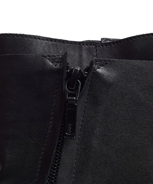 NO ID.(ノーアイディ)の「mko13388-レイヤードヒールブーツ(858208-407F)(ブーツ・メンズ・ブラック・44/42/40)」の21枚目の写真