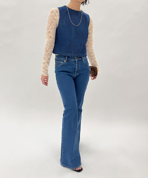 EDIT. FOR LULU（エディットフォールル）の「【ROLLA'S/ローラス】SHELL TOP BLUE SMOKE（シャツ/ブラウス・レディース・ブルー系その他・FREE）」の5枚目の写真