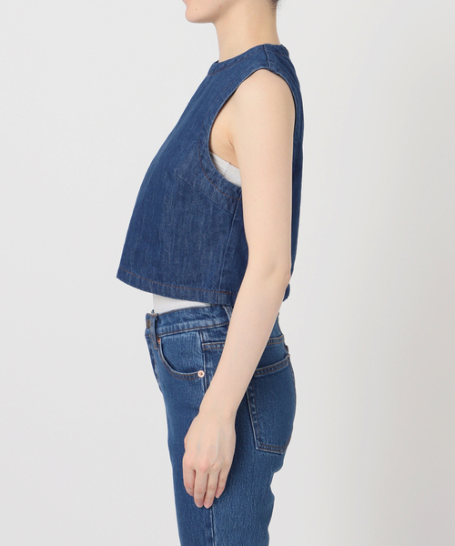 EDIT. FOR LULU（エディットフォールル）の「【ROLLA'S/ローラス】SHELL TOP BLUE SMOKE（シャツ/ブラウス・レディース・ブルー系その他・FREE）」の9枚目の写真