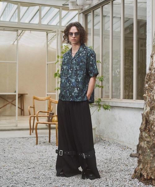 CASPER JOHN(キャスパージョン)の「Flower pattern compact shirts/フラワーパターンコンパクトシャツ(シャツ/ブラウス・メンズ・グリーン/アイボリー/カーキ/ホワイト/ネイビー/ブラック・X-SMALL/SMALL/MEDIUM/LARGE)」の15枚目の写真