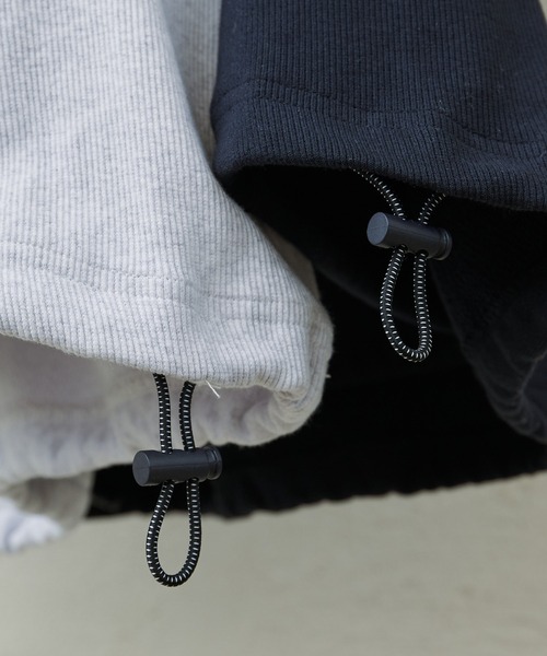 PUAL CE CIN（ピュアルセシン）の「【＠noricorico102企画】ハーフジップドローコードスウェット（スウェット・レディース・ネイビー/グレー・FREE）」の5枚目の写真