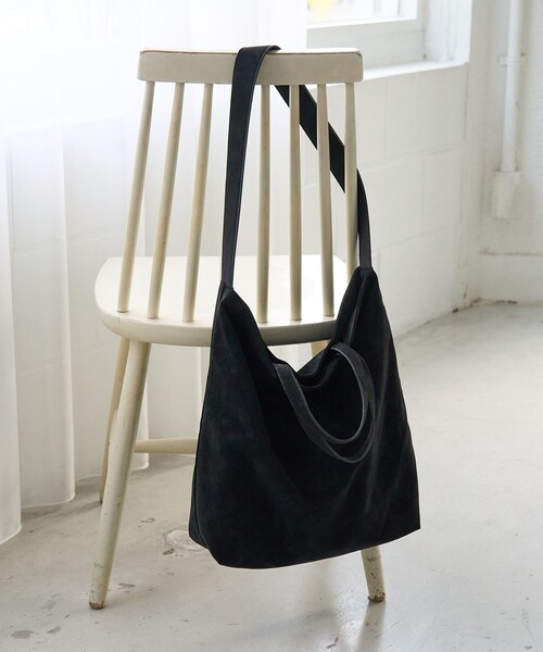 coen（コーエン）の「スエードライク 2wayトートバッグ（ショルダーバッグ・レディース・ブラック/ブラウン/ベージュ・FREE）」の4枚目の写真