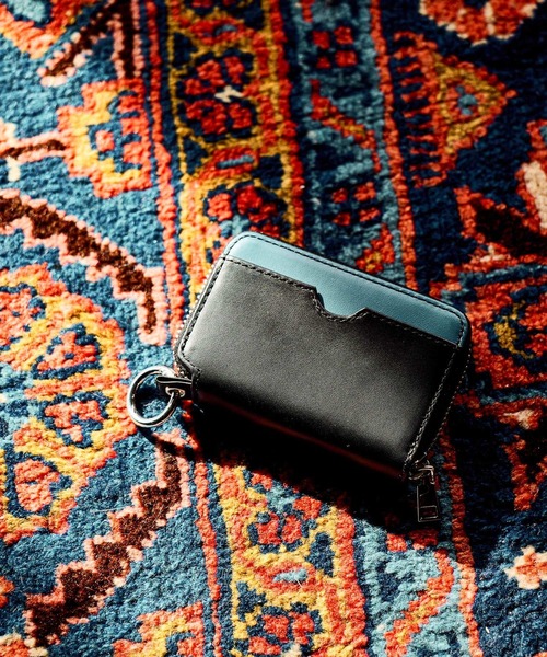 niko and...(ニコアンド)の「カウレザーコインカードケース(コインケース・メンズ・グリーン/ブラック・FREE)」の1枚目の写真