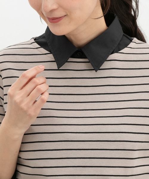 Honeys（ハニーズ）の「付け衿・レギュラーカラー（付け襟・レディース・ホワイト/ブラック/ブルー系その他3/ブルー・FREE）」の8枚目の写真