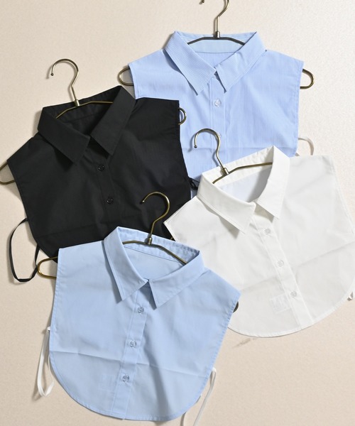 Honeys（ハニーズ）の「付け衿・レギュラーカラー（付け襟・レディース・ホワイト/ブラック/ブルー系その他3/ブルー・FREE）」の9枚目の写真