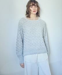 studio CLIP | 《natural by clip》7ゲージ透かしプルオーバーセット(その他トップス)