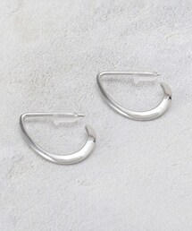 OPAQUE.CLIP | メタルドロップデザインフープピアス(ピアス(両耳用))