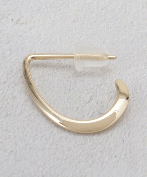OPAQUE.CLIP（オペークドットクリップ）の「メタルドロップデザインフープピアス（ピアス（両耳用）・レディース・ゴールド/シルバー・00）」の6枚目の写真