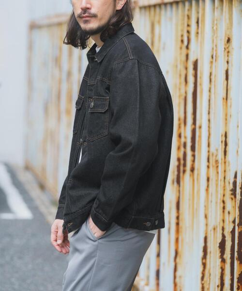 ITEMS URBANRESEARCH（アイテムズ アーバンリサーチ）の「DENIM JACKET TYPE 2nd（デニムジャケット・メンズ・ブラック・MEDIUM）」の18枚目の写真