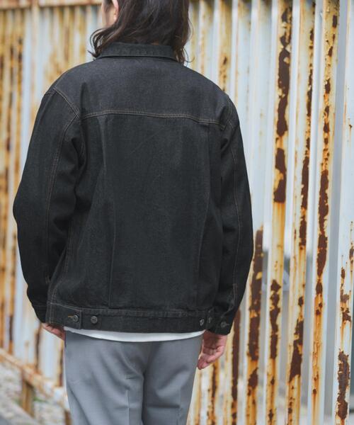 ITEMS URBANRESEARCH（アイテムズ アーバンリサーチ）の「DENIM JACKET TYPE 2nd（デニムジャケット・メンズ・ブラック・MEDIUM）」の19枚目の写真