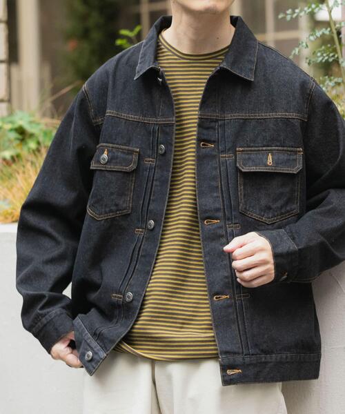 ITEMS URBANRESEARCH（アイテムズ アーバンリサーチ）の「DENIM JACKET TYPE 2nd（デニムジャケット・メンズ・ブラック・MEDIUM）」の21枚目の写真
