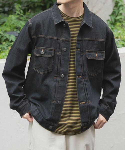 ITEMS URBANRESEARCH（アイテムズ アーバンリサーチ）の「DENIM JACKET TYPE 2nd（デニムジャケット・メンズ・ブラック・MEDIUM）」の22枚目の写真
