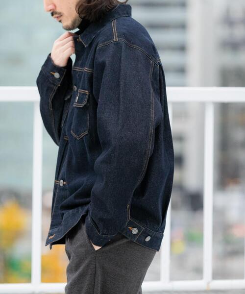 ITEMS URBANRESEARCH(アイテムズ アーバンリサーチ)の「DENIM JACKET TYPE 2nd(デニムジャケット・メンズ・ブラック/インディゴブルー/ブルー・MEDIUM/LARGE)」の15枚目の写真