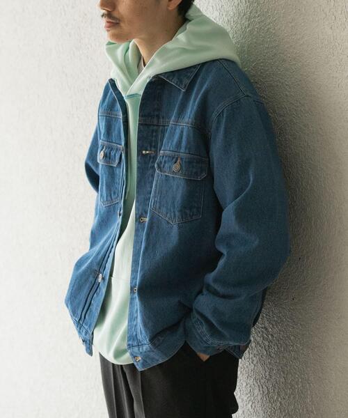 ITEMS URBANRESEARCH（アイテムズ アーバンリサーチ）の「DENIM JACKET TYPE 2nd（デニムジャケット・メンズ・ブラック・MEDIUM）」の12枚目の写真