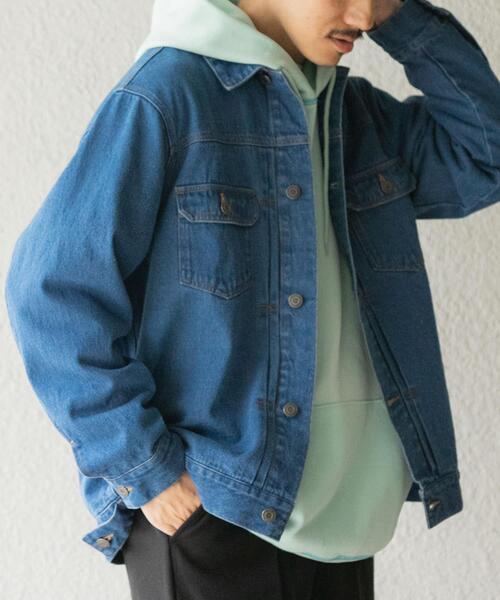 ITEMS URBANRESEARCH（アイテムズ アーバンリサーチ）の「DENIM JACKET TYPE 2nd（デニムジャケット・メンズ・ブラック・MEDIUM）」の2枚目の写真