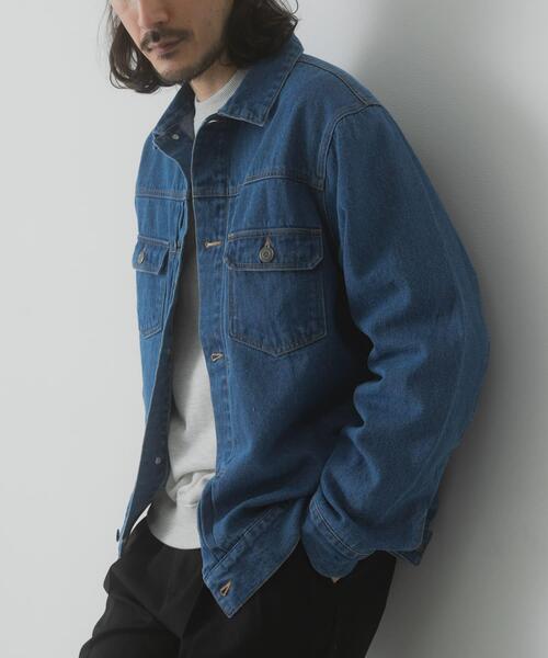 ITEMS URBANRESEARCH（アイテムズ アーバンリサーチ）の「DENIM JACKET TYPE 2nd（デニムジャケット・メンズ・ブラック・MEDIUM）」の5枚目の写真