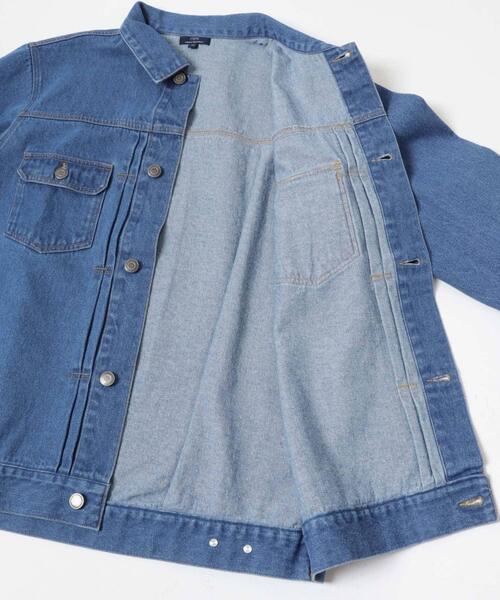 ITEMS URBANRESEARCH（アイテムズ アーバンリサーチ）の「DENIM JACKET TYPE 2nd（デニムジャケット・メンズ・ブラック・MEDIUM）」の8枚目の写真