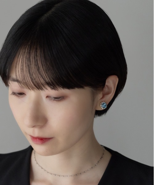 ciite'(シーテ)の「ビジューパールピアス(両耳用)(ピアス(両耳用)・レディース・ブラック/ブルー/パープル/レッド/グリーン・FREE)」の22枚目の写真