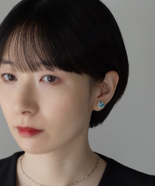 ciite'(シーテ)の「ビジューパールピアス(両耳用)(ピアス(両耳用)・レディース・ブラック/ブルー/パープル/レッド/グリーン・FREE)」の21枚目の写真